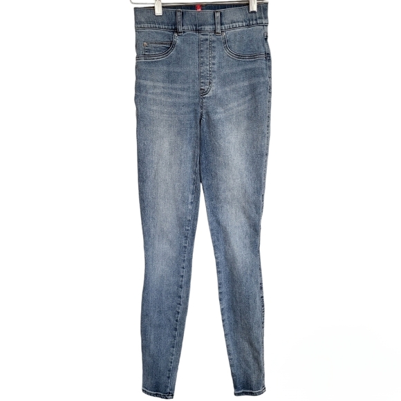 Spanx Denim Vintage Wash Skinny Jeans Tummy Control XS - Picture 3 of 9